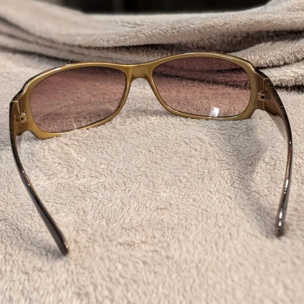 Candies Sunglasses Tortoise Shell Pink Gradient Rhinestone Y2K Retro OS Brown